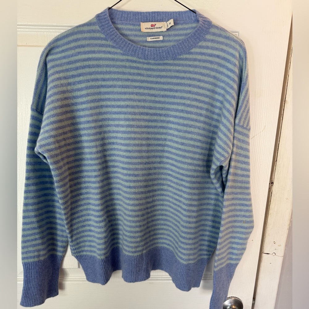 Vineyard vines, striped cashmere sweater, XS